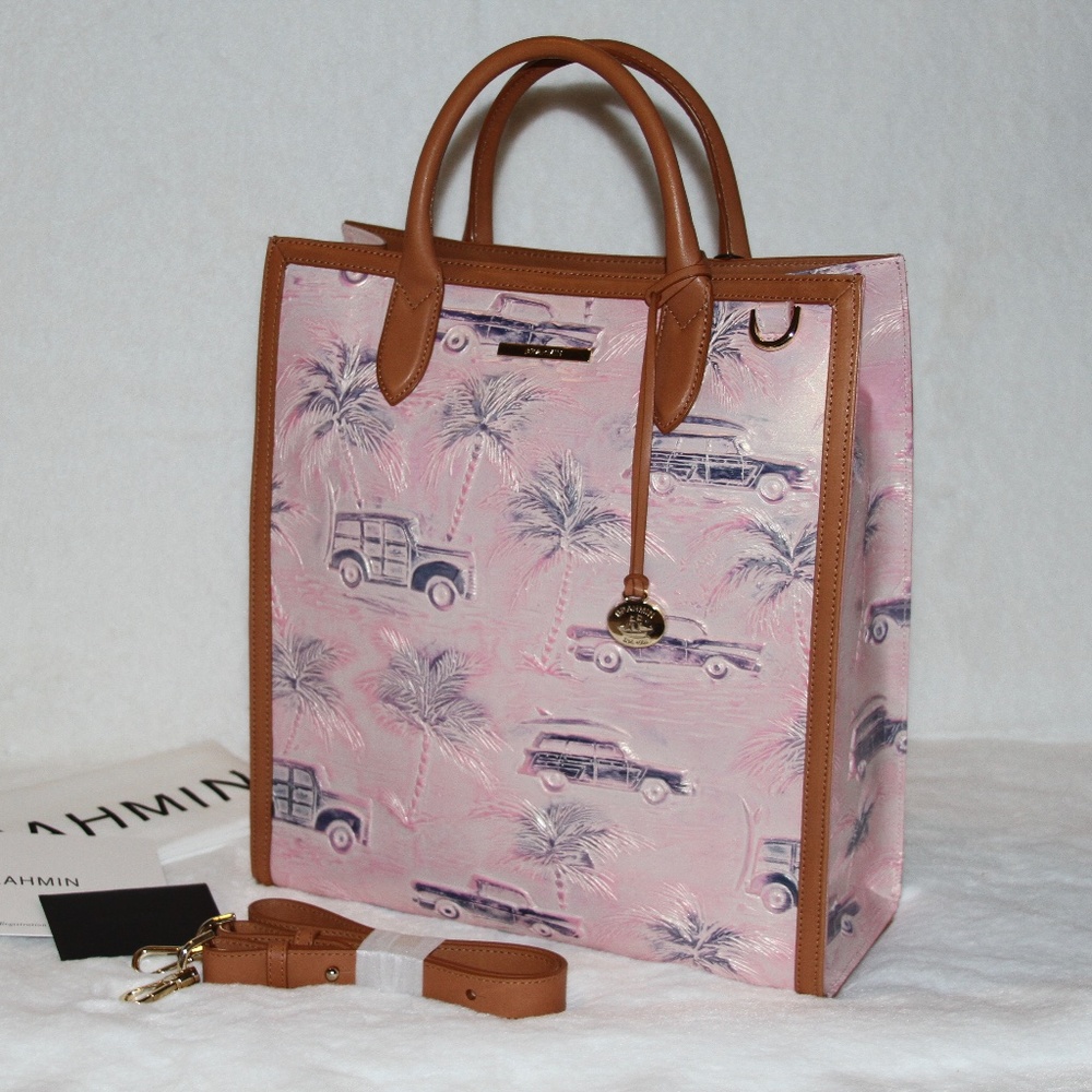 NWT Brahmin Monique Tote Bag Optimism Copa Cabana Melbourne Leather Purse